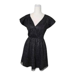 BCBGeneration Black & Silver Party Dress